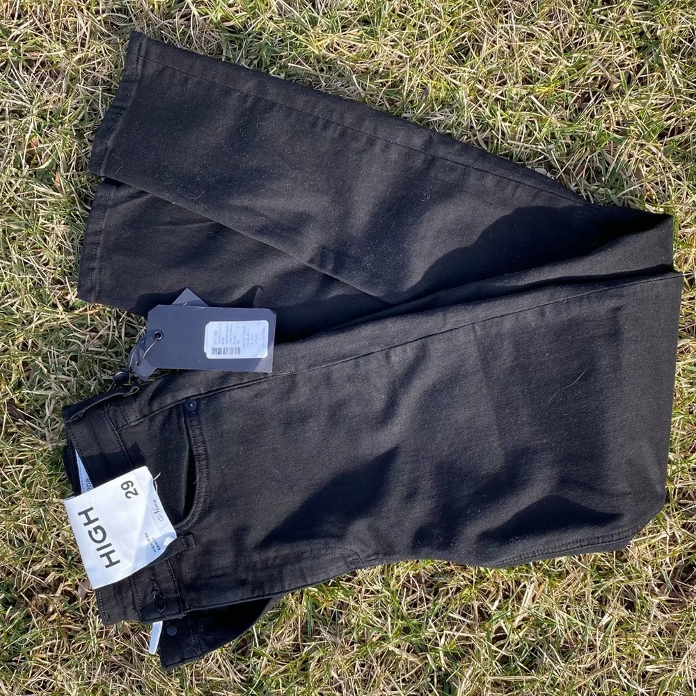 NWT Rag & Bone Nina High Rise skinny black jeans sz 29 - Picture 10 of 12